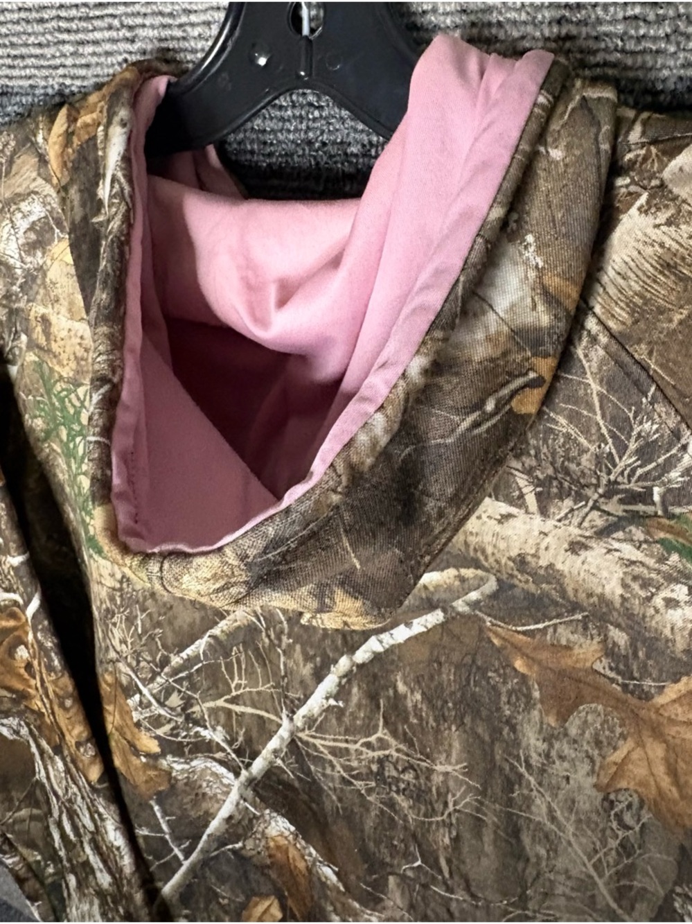 Realtree Mountainaire Forest Camo Performance Hoodie Sweatshirt Women’s XL EUC - Picture 8 of 8